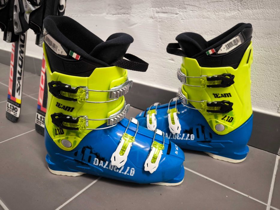 Narty junior Salomon Equipe 130 cm z butami Dalbello Team 260 mm