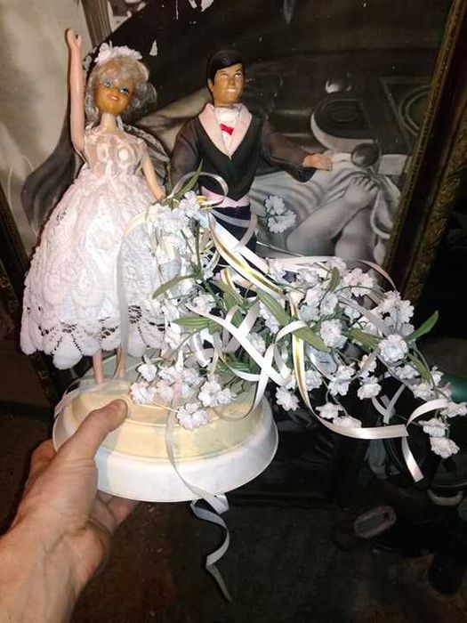 Lalki na auto dla nowożeńców ślub