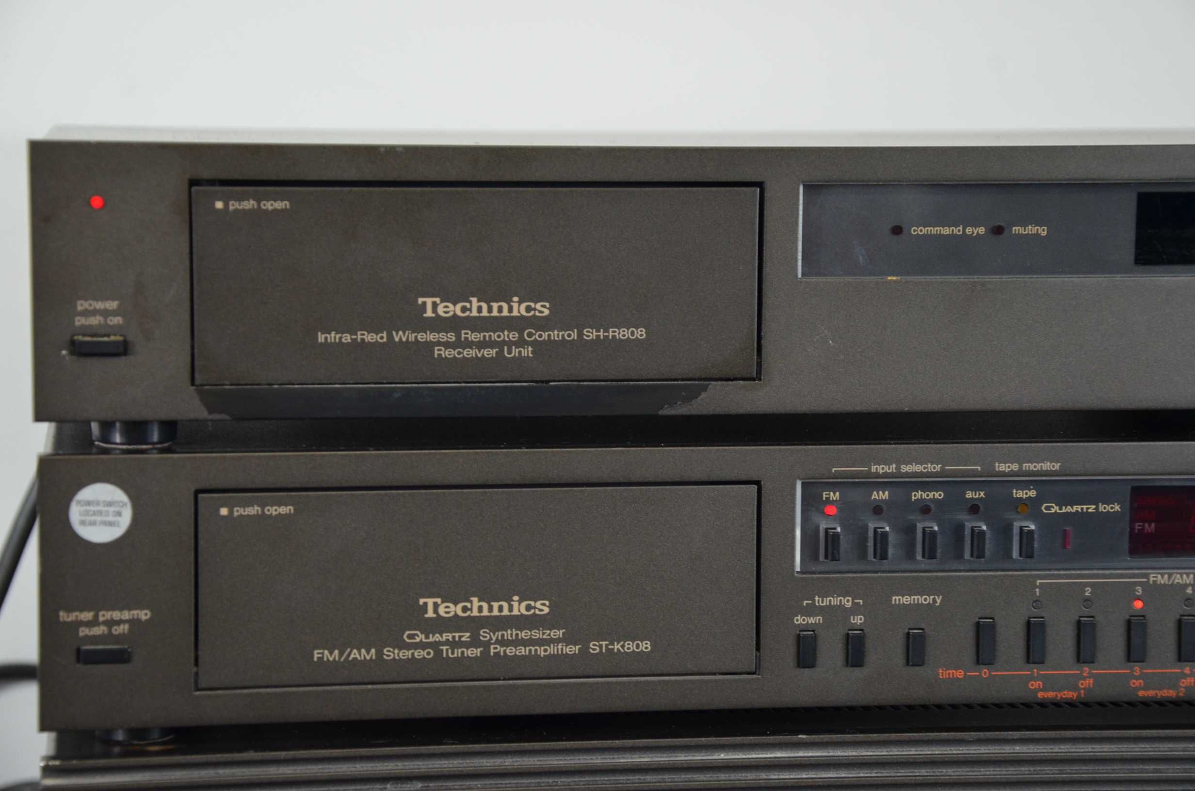 Końcówka mocy deck preamp + tuner TECHNICS SE-A808 M45 ST-K808 okazja