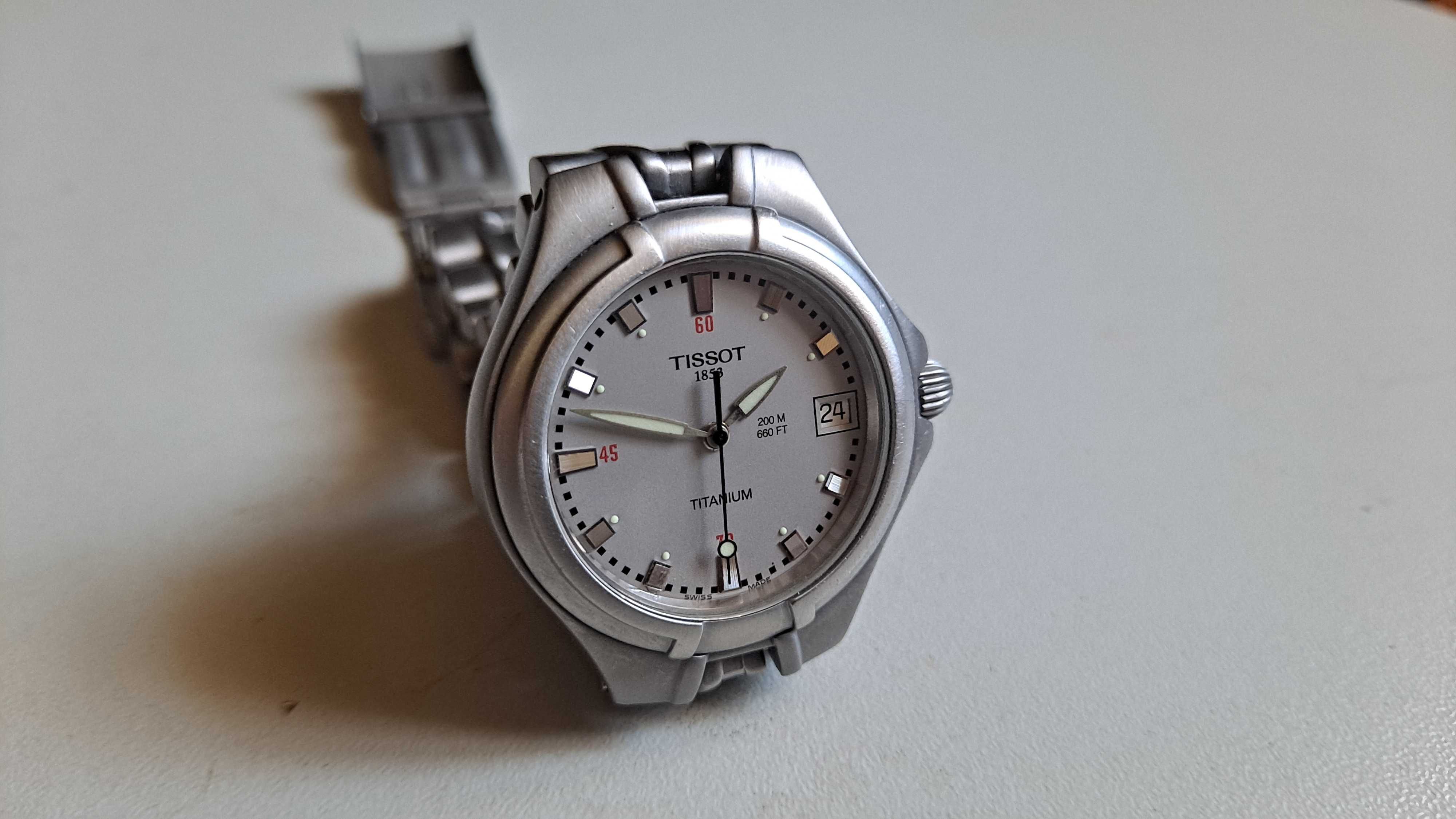 tissot - tytan - szafir - 200 m. - zegarek