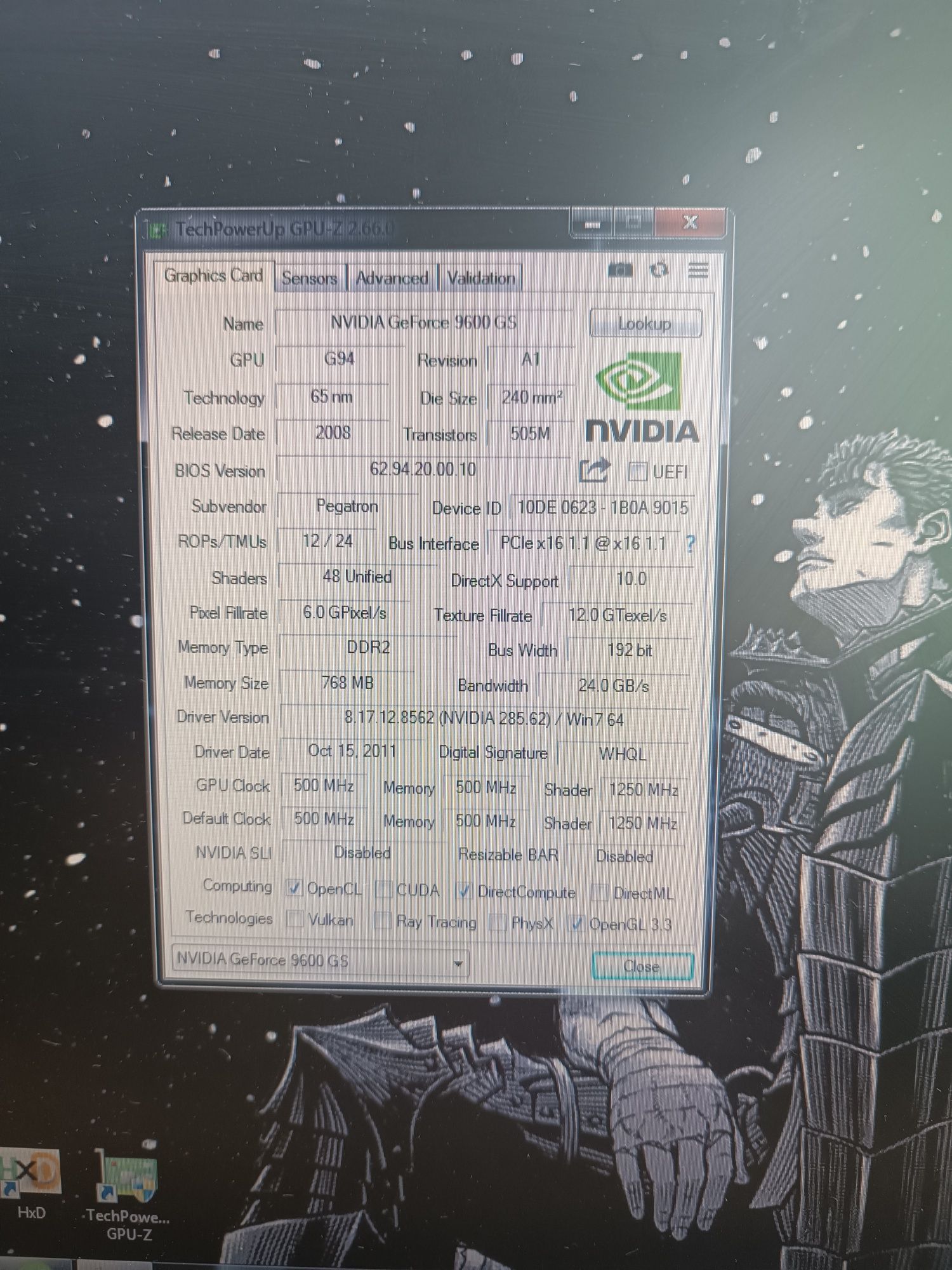 Karta graficzna Nvidia GeForce 9600GS