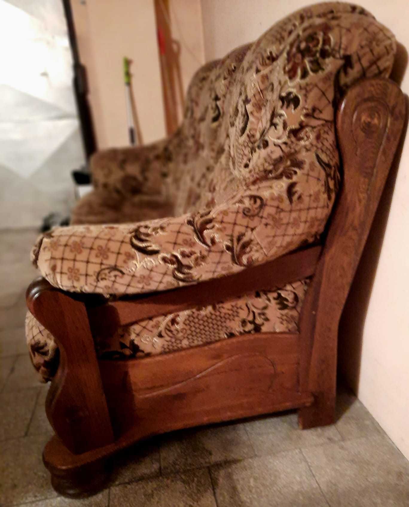 Wypoczynek - kanapa (sofa) z funkcją spania + fotel