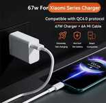 Зарядка для телефона быстрая 67w+ кабель