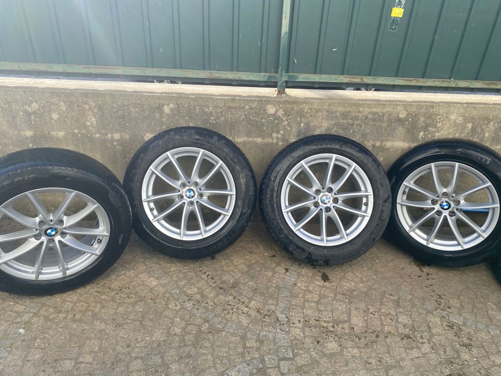 Jantes BMW 18 com 2 pneus meio uso