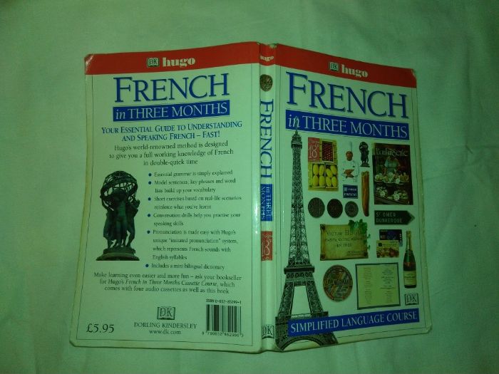 учебник книга английском языке французский hugo french in 3 months