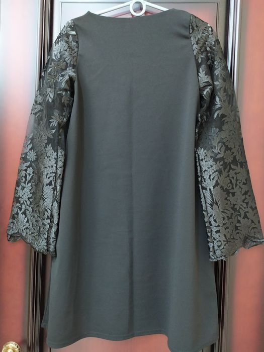 Нарядное женское чёрное платье М-Л 44-46 M-L