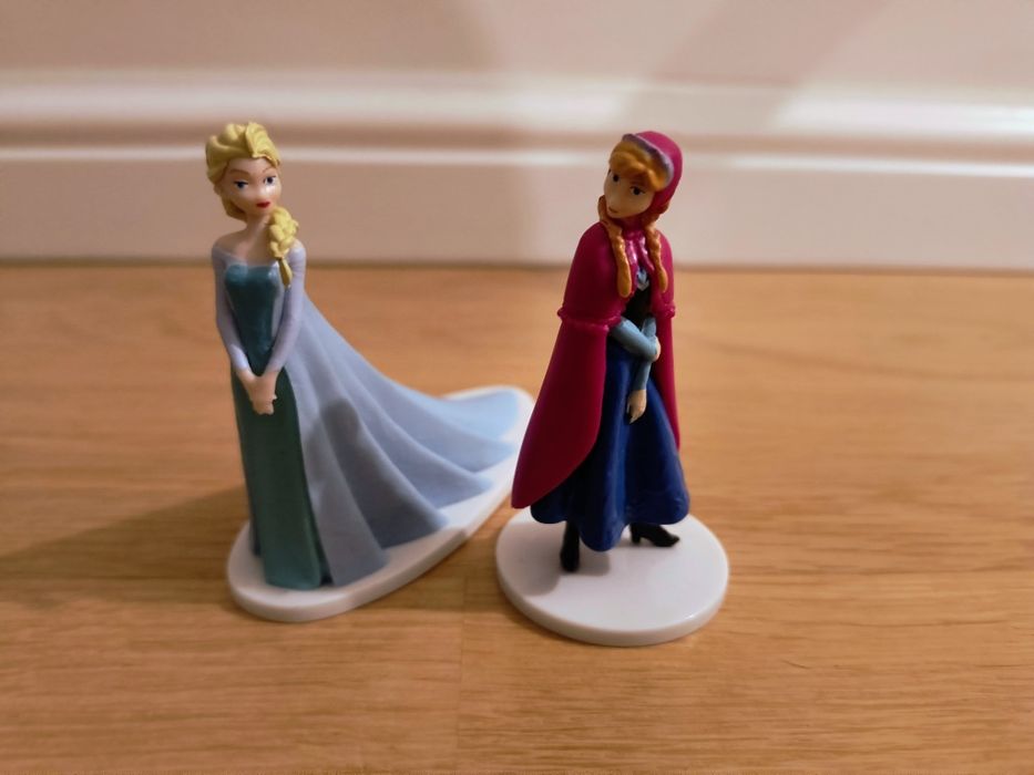 Figurki Anna Elsa Kraina Lodu na tort i do zabawy