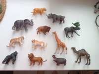 Набір тварин Тварини Реалістичні Фігурки Жираф Слон Тигр Носоріг Леви
