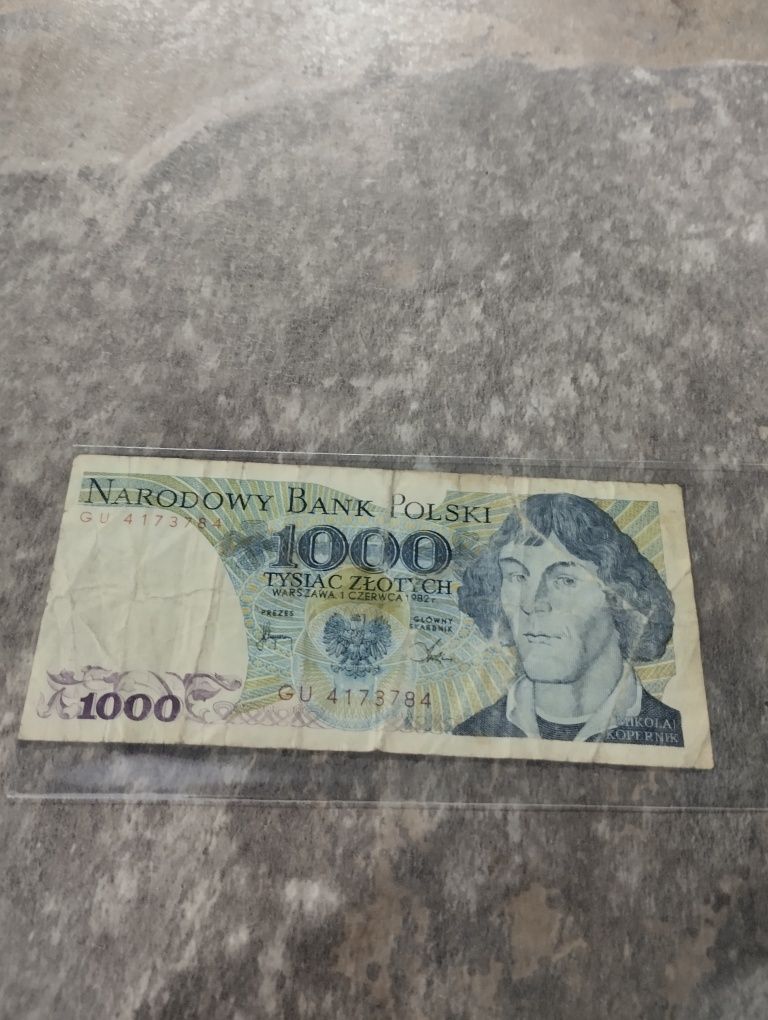 Banknot PRL 1000zł