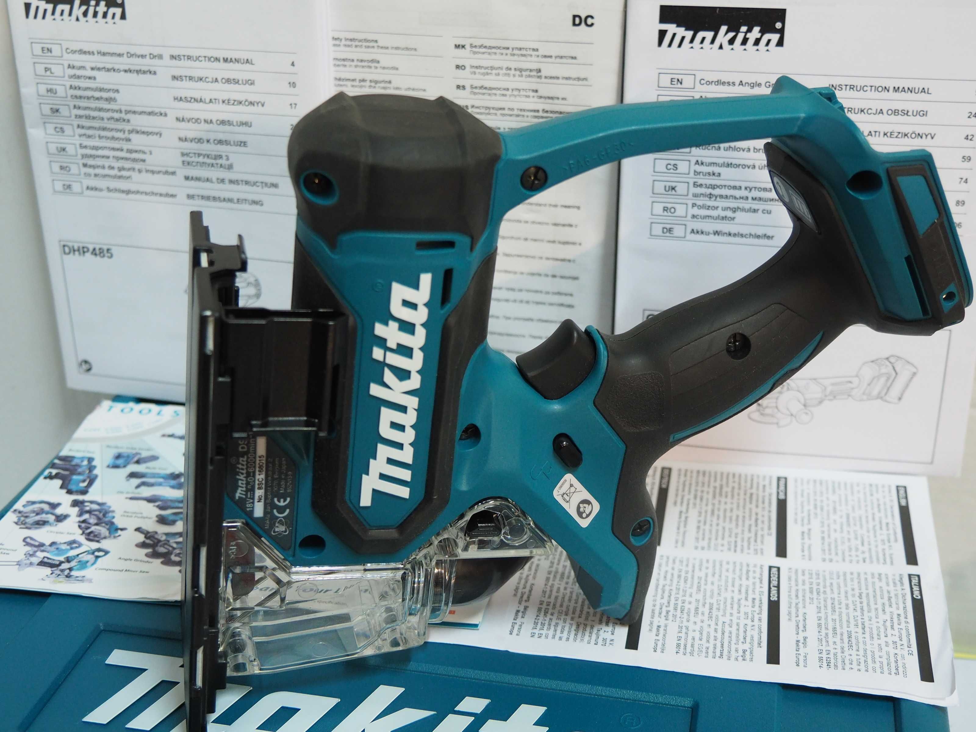 MAKITA DSD 180 wycinarka wyrzynarka plyt GK na aku 18v