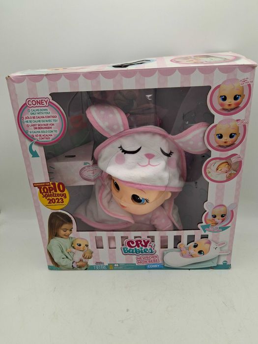 Płacząca LALKA  Cry Babies NEWBORN CONEY noworodek dla dzieci dziecko