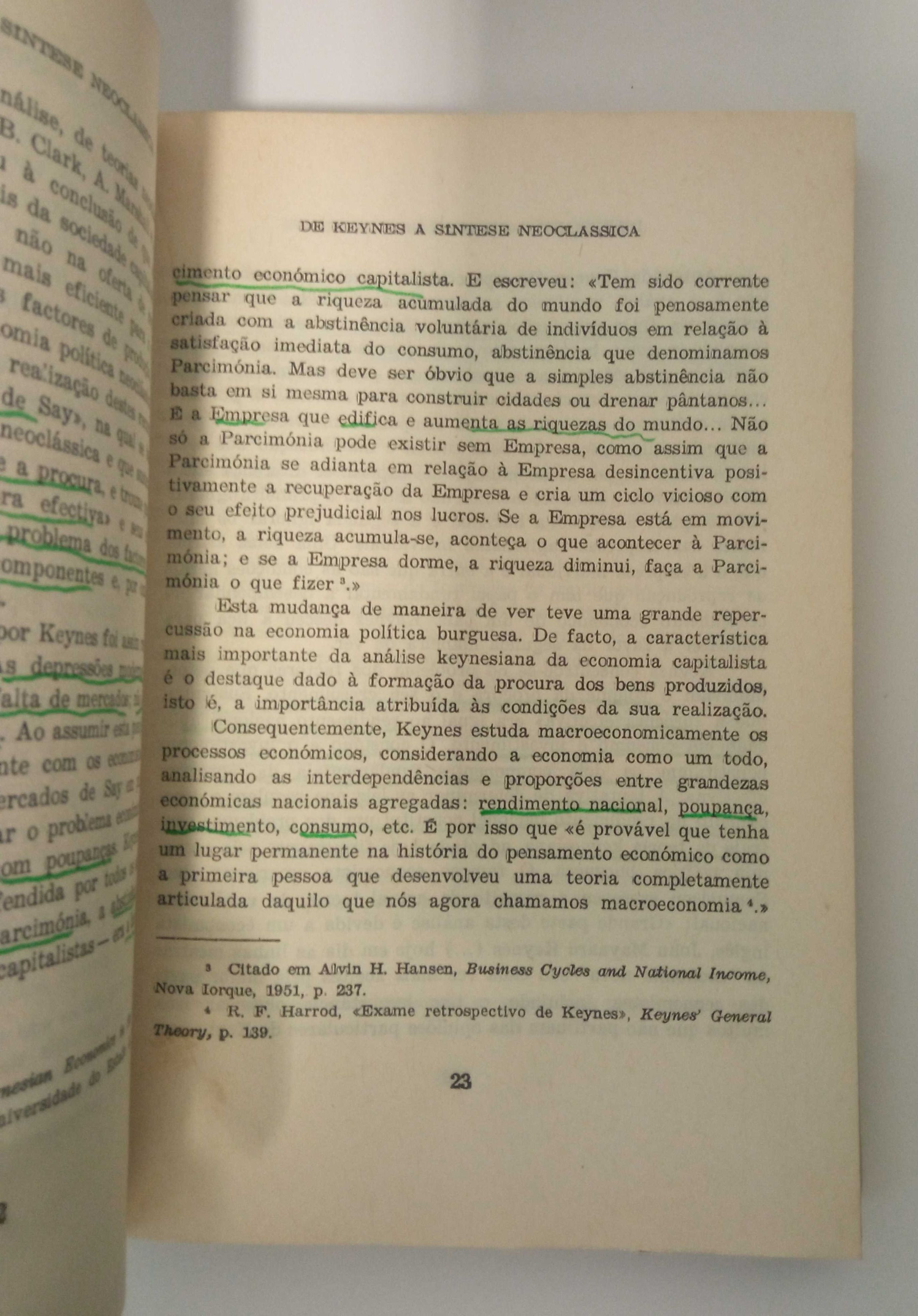 De Keynes à síntese Neo-Clássica, de Irina Osdchaya