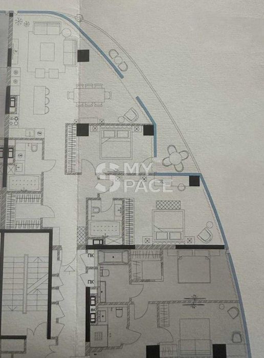 3к. 126м2 Іоанна Павла II Патріса Лумумби ЖК Taryan Towers Печерськ