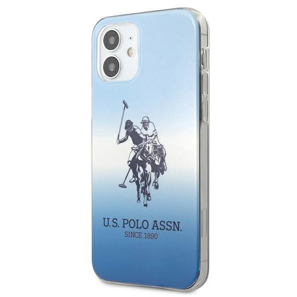 Etui US Polo do iPhone 12 Mini Gradient Collection - Niebieski