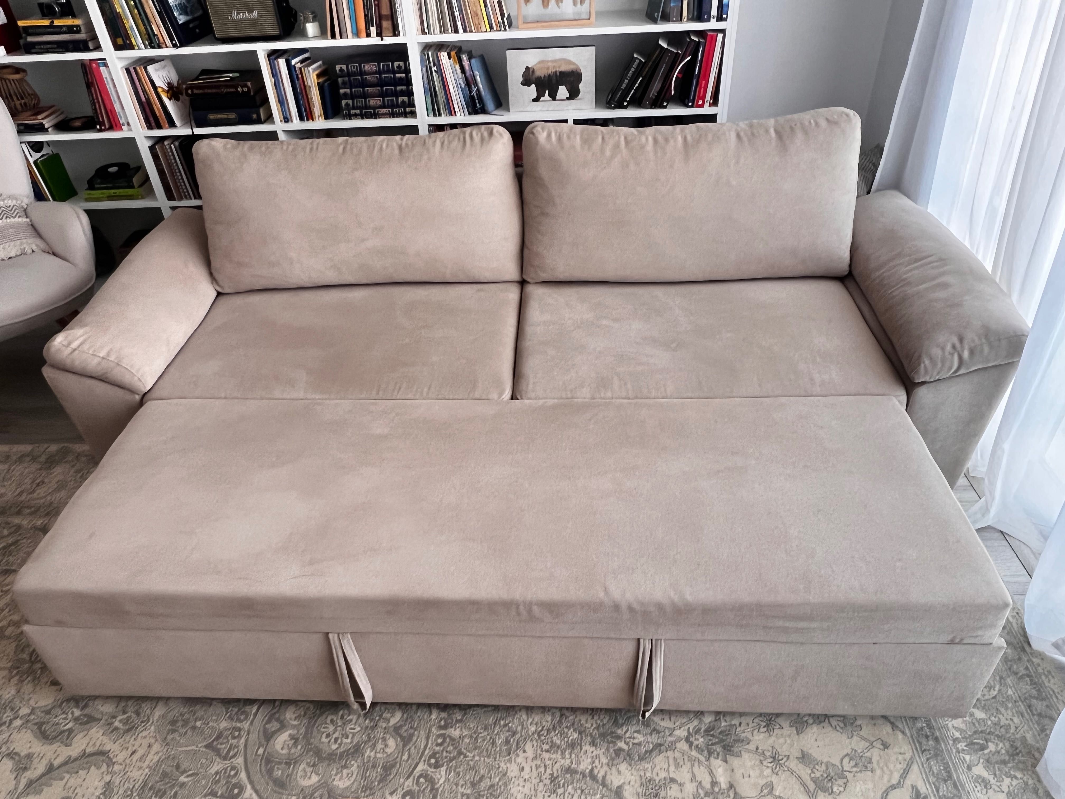 Sofá-cama conforama Beje