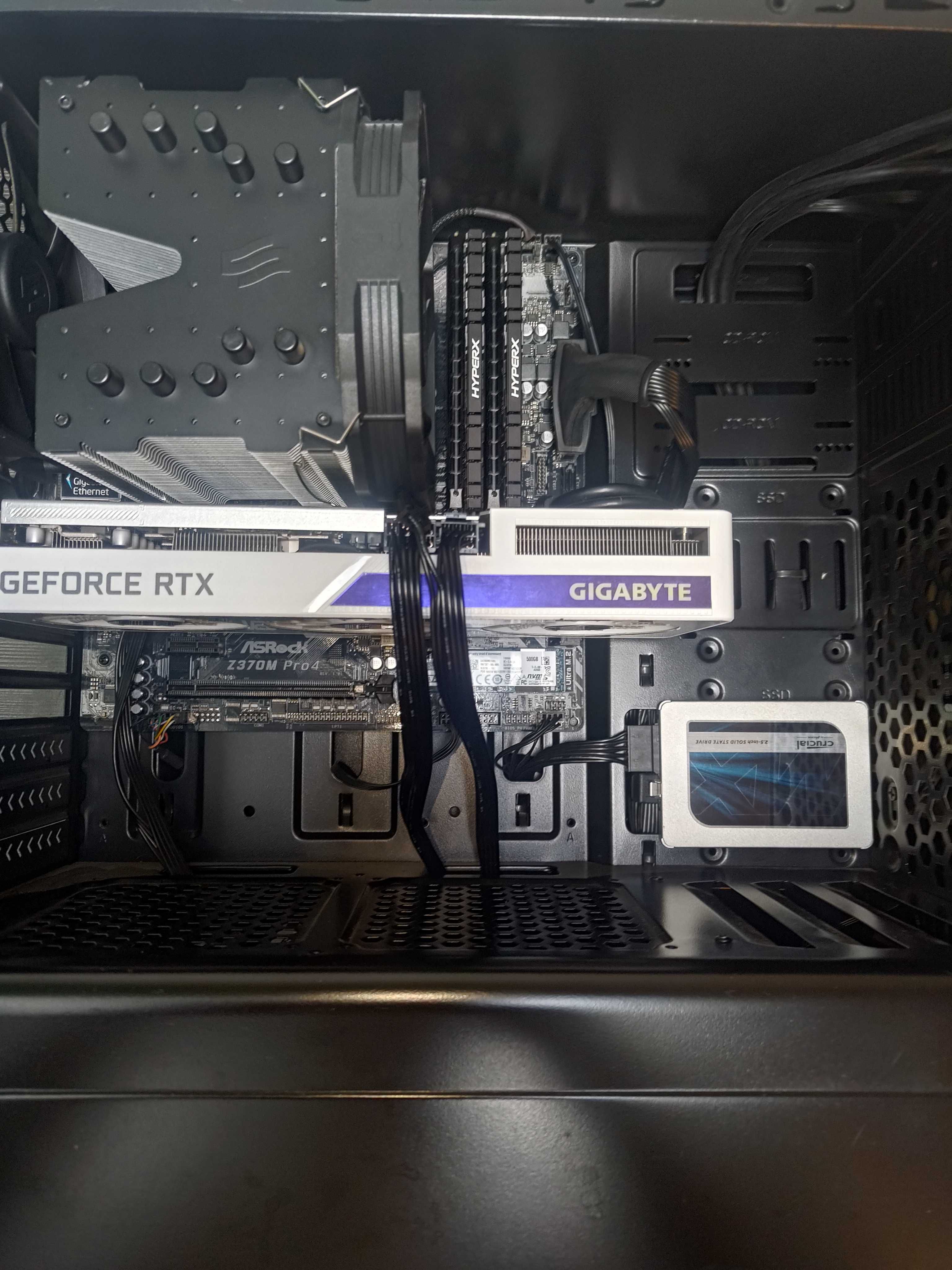 Kompuer do gier rtx 3060ti i7 9700k 32gb RAM 1 TB SSD