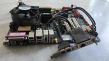 2xLAN 1394b płyta główna Asus P5AD2-E Premium + Pentium4 3GHz + Ram