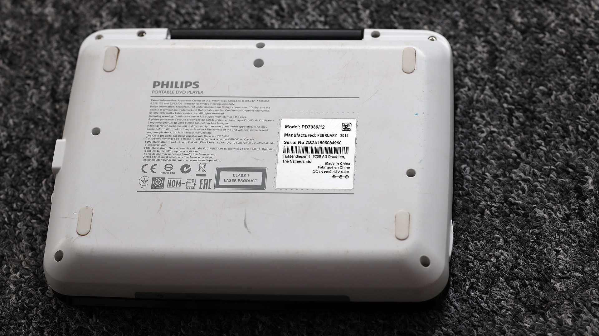 Przenośne DVD Philips PD7030/12 – sprawne, komplet