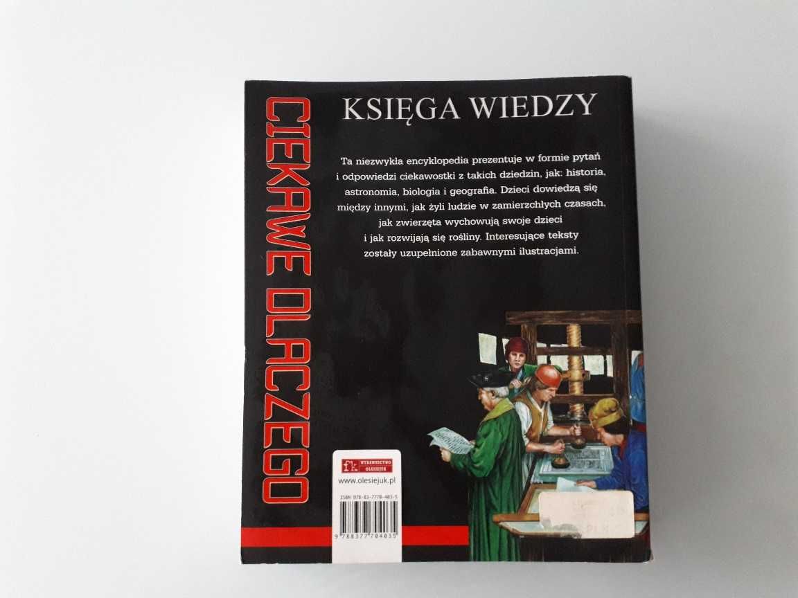 Ciekawe dlaczego Księga Wiedzy dla dociekliwych umysłów na prezent