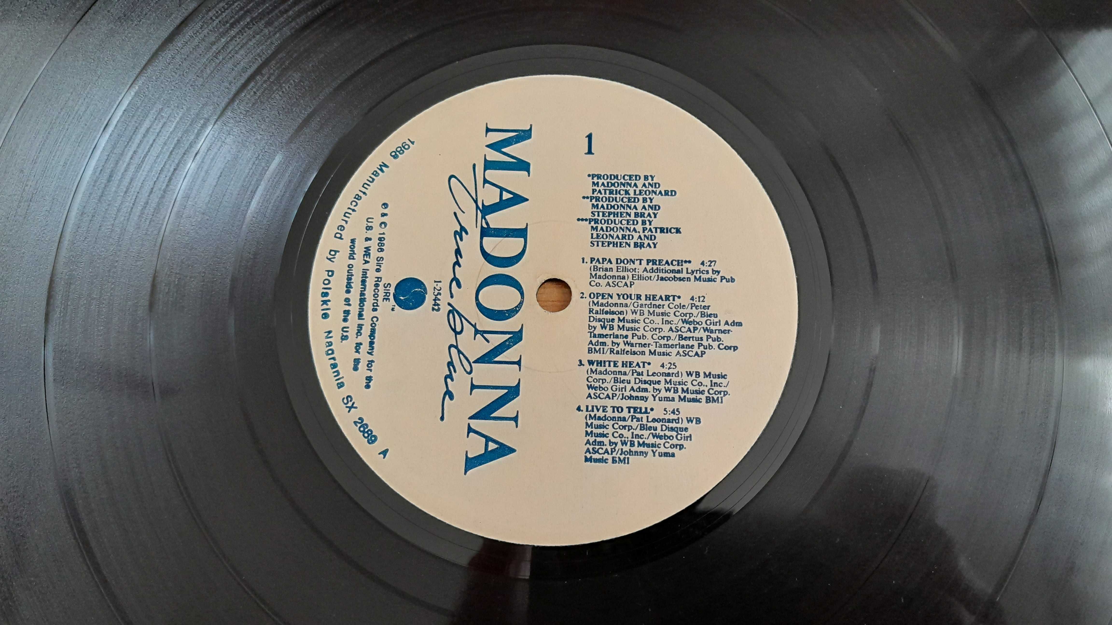 Płyta winylowa MADONNA True Blue winyl płyty winylowe rok 1988