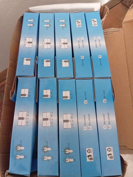 Wkładki do zamk 10 sztuk