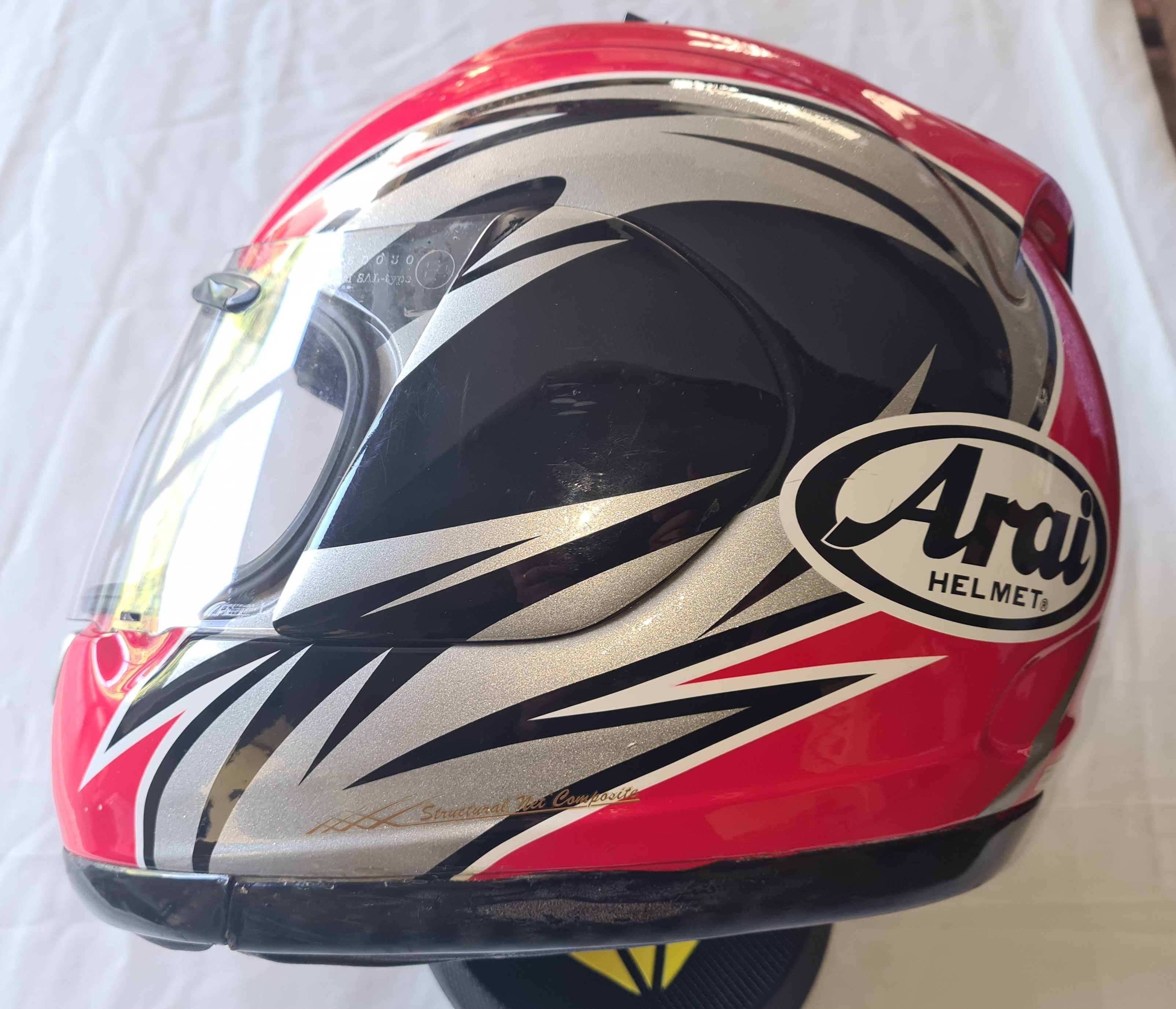 Capacete ARAI RX7 Corsair Edwards Red