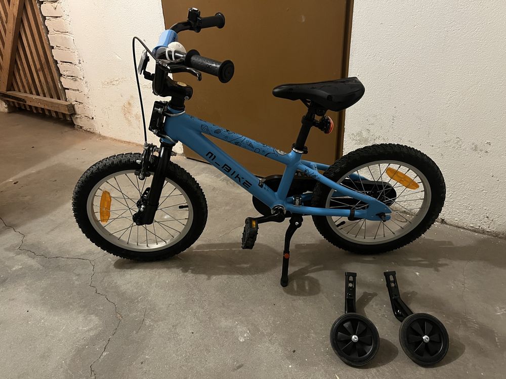 Rower dziecięcy MERIDA M-Bike 16” niebieski, stan idealny