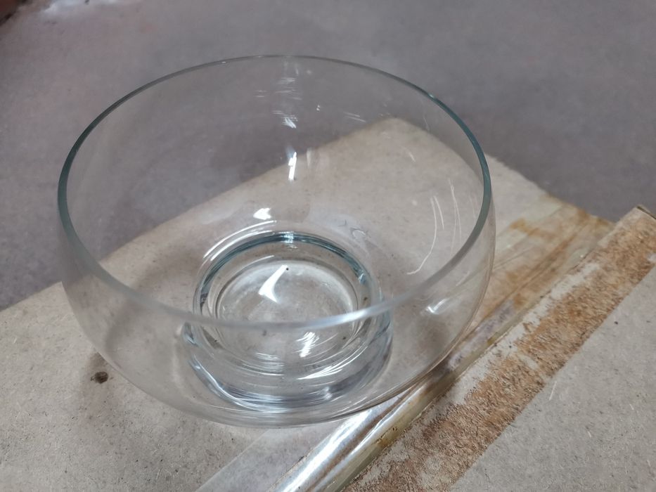 Duże pojemne miseczki szklane, grube szkło 6szt