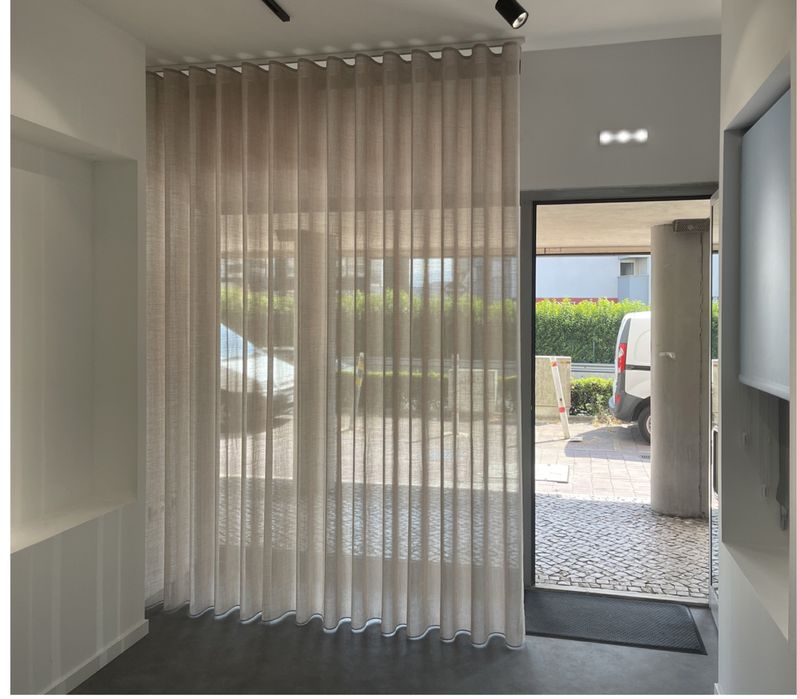 Cortinados a medida efeito onda