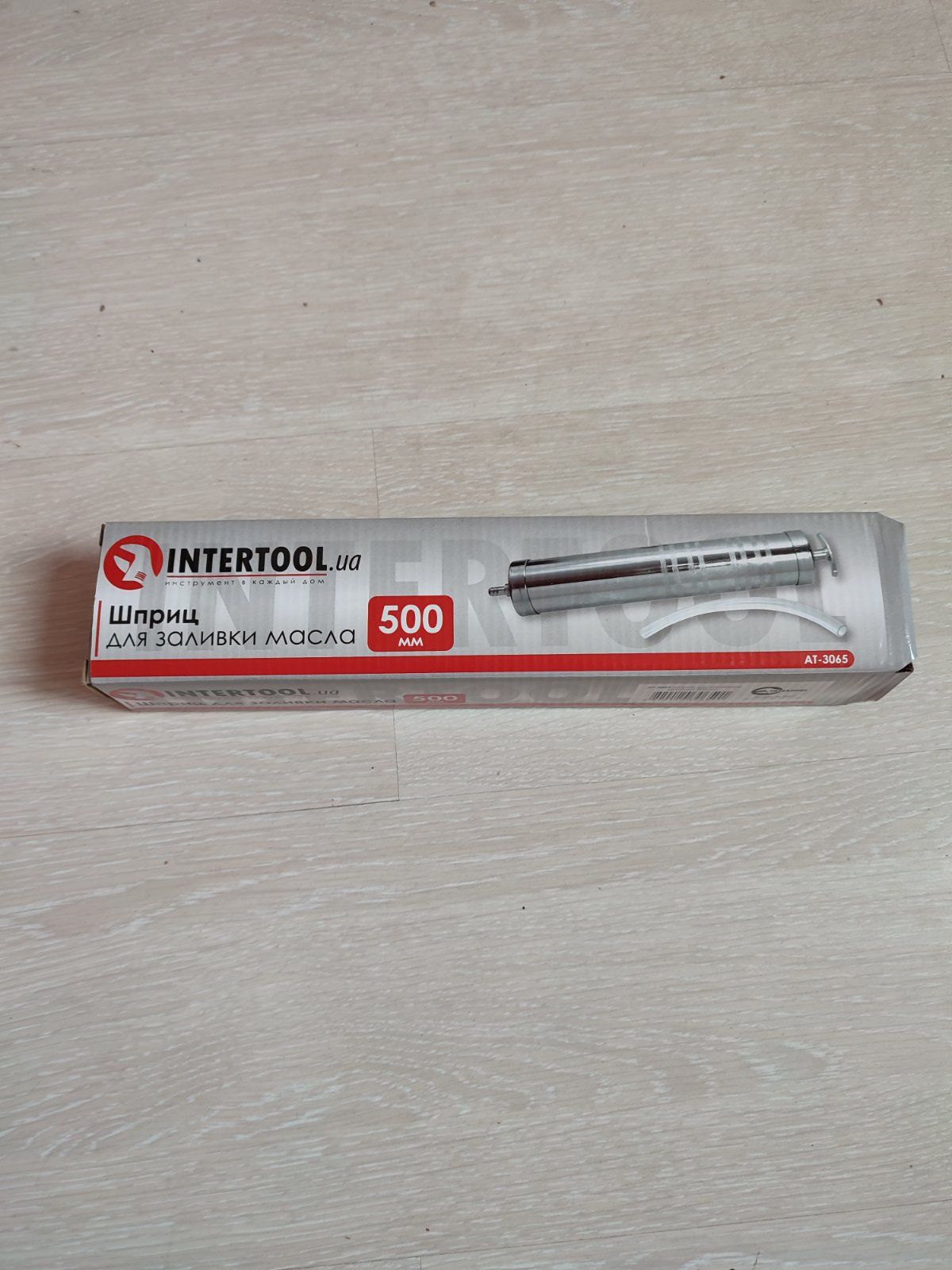 Шприц для заливки масла 500 мл INTERTOOL AT-3065