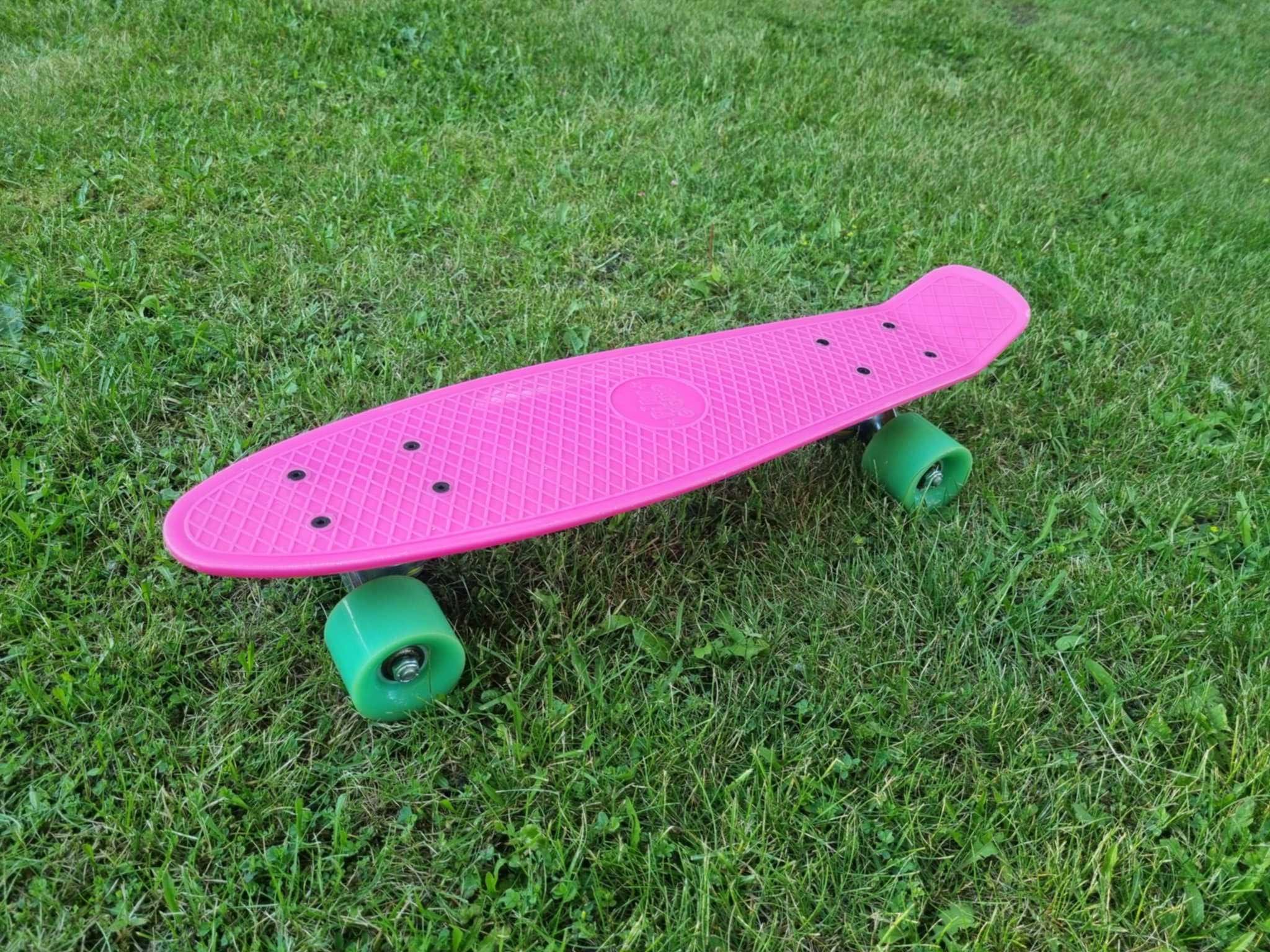PLAYGROUND deskorolka fiszka różowa