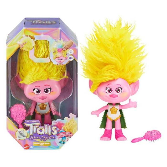 Тролли кукла Вива свет звук Trolls Band Together Viva Doll