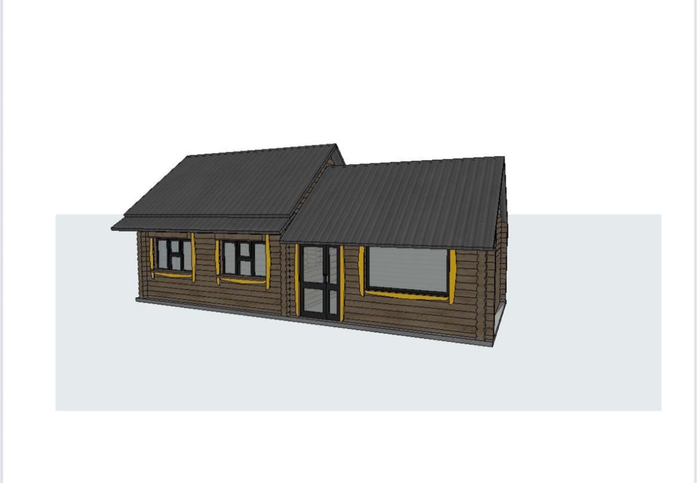 Дерев’яний павільйон 40 м² (збірно-розбірний)