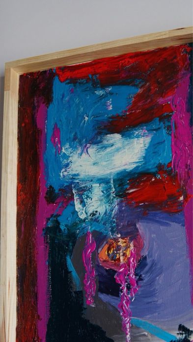 Абстрактна картина Abstract Wood