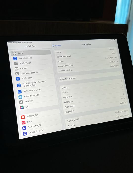 Apple Ipad 10.2" (2021) 9a geração 64gb