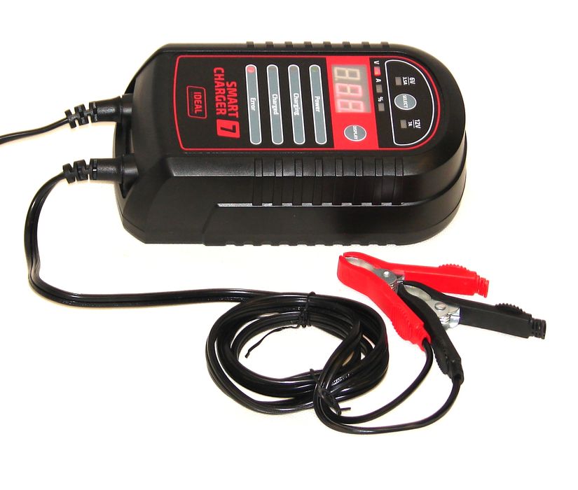 prostownik automatyczny smart charger 7 6/12v 7a  agm gel efb wet mf