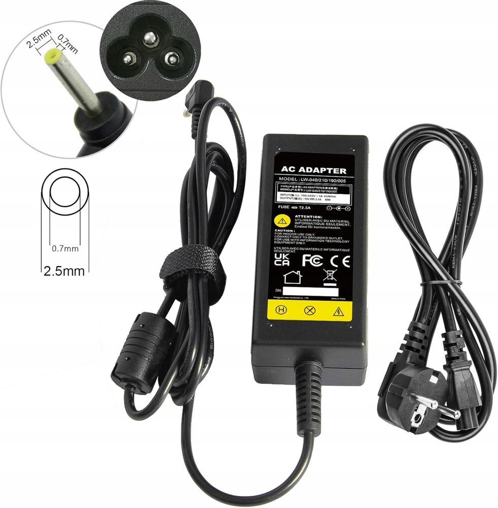 Ładowarka sieciowa 19V 2.1A 40W do Asus 1015PED 1015PEM 1015PN 1015PW