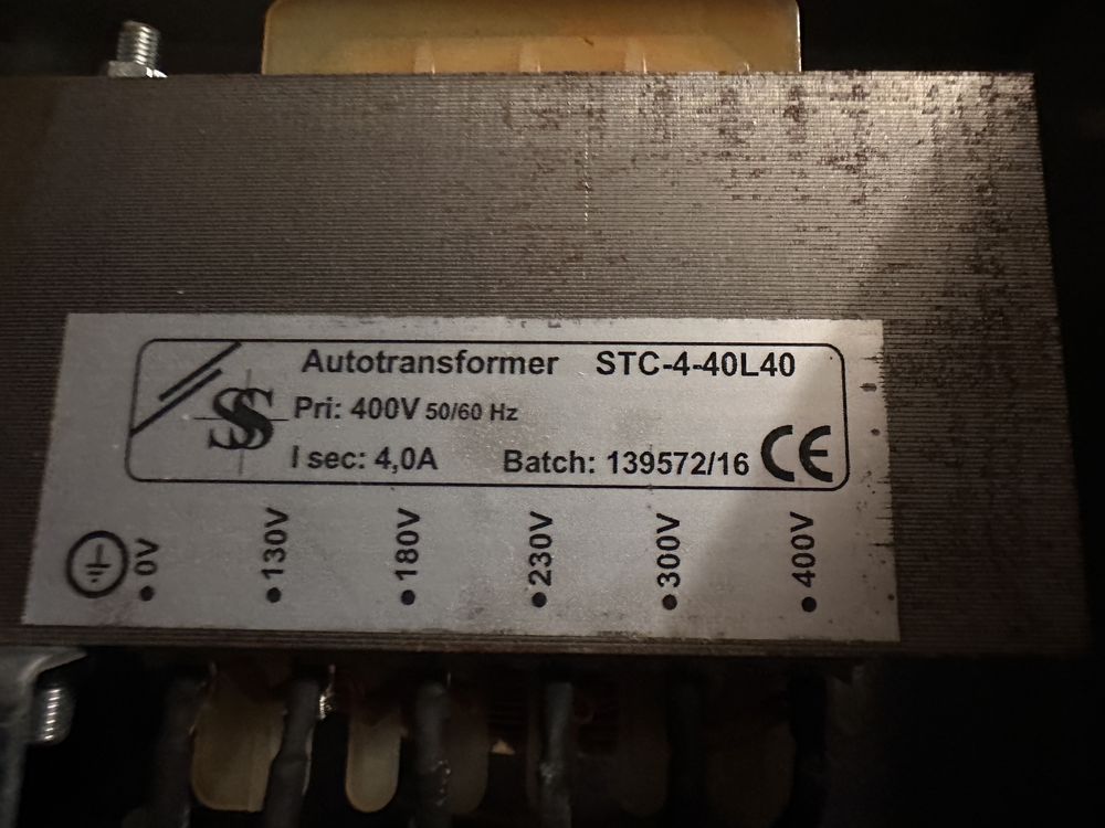 Regulator transformatorowy nowy Stc-4-40L40