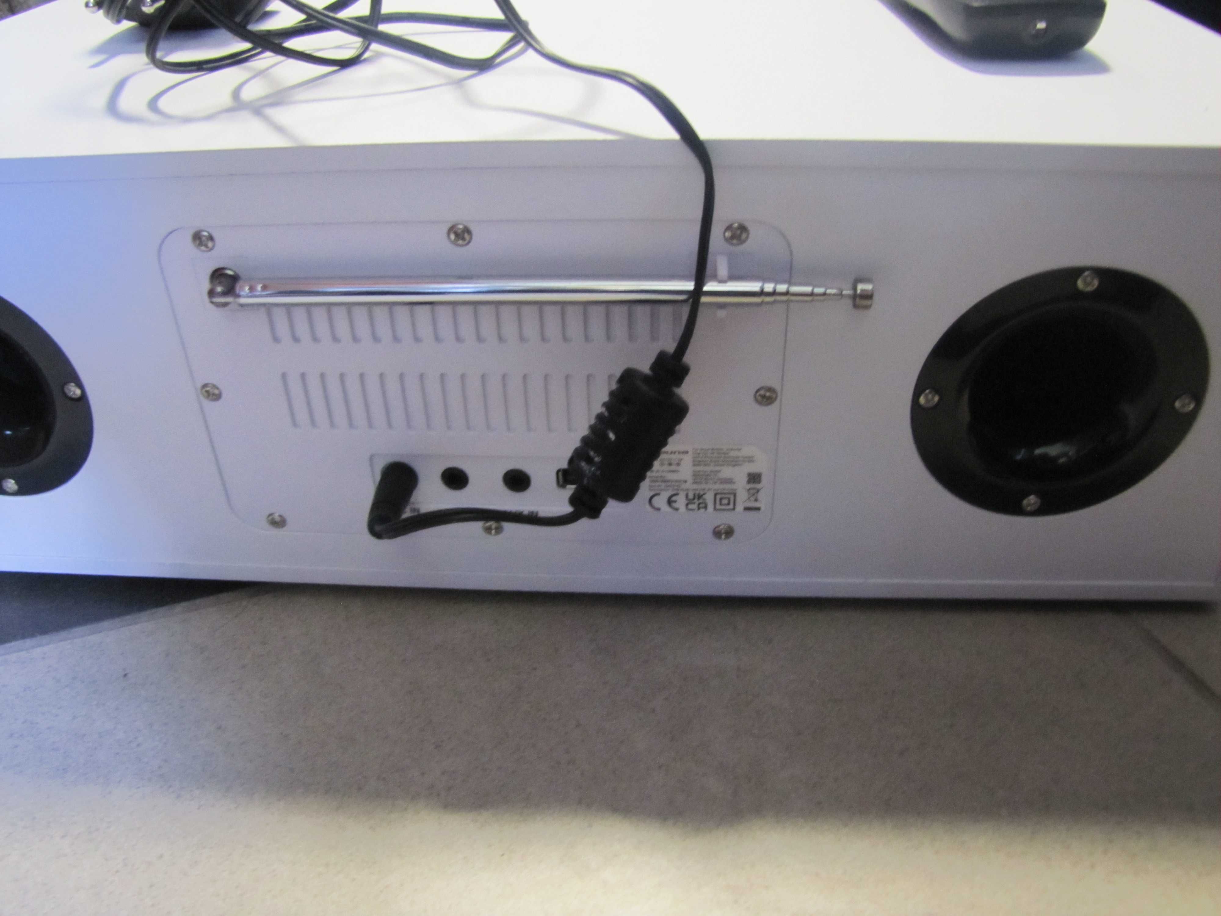 Radio Odtwarzacz CD Slot-In DAB+ BT aluminium + pilot Auna silver Star