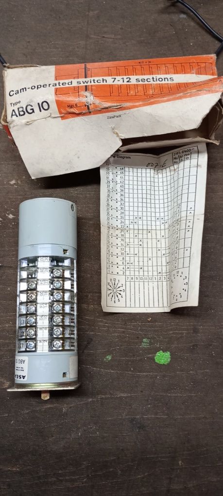 Włącznik Łącznik Przełącznik ABG10 CNC Asea Siłowy 380 Cnc