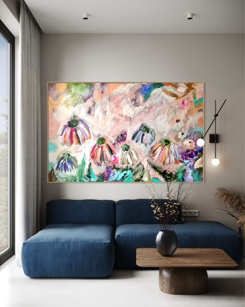 Abstrakcja obraz 90x140 cm