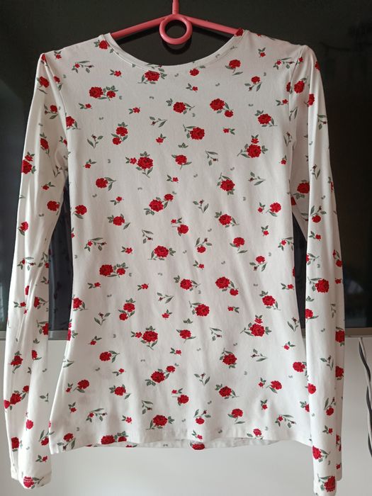 Bluzka damska w kwiaty