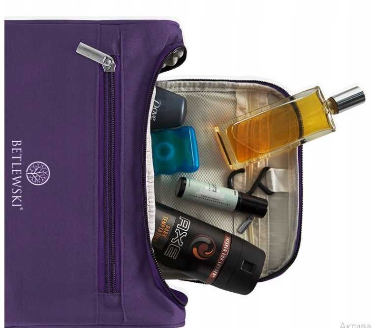 Kosmetyczka podróżna Betlewski BKW-01 FIOLET  ttst1238