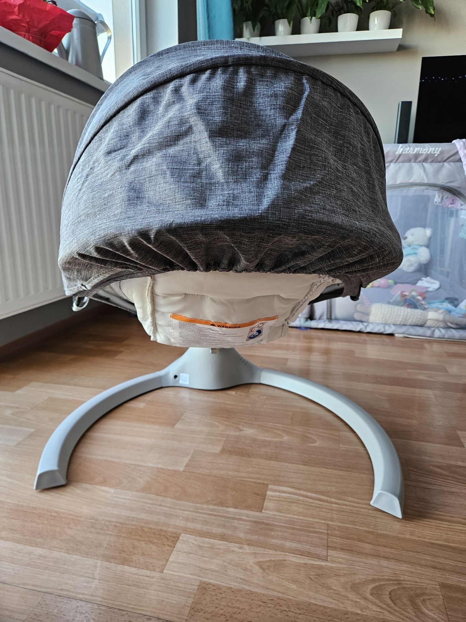 Bujaczek leżaczek elektryczny Bioby 2-9kg 0-12 miesięcy + pilot