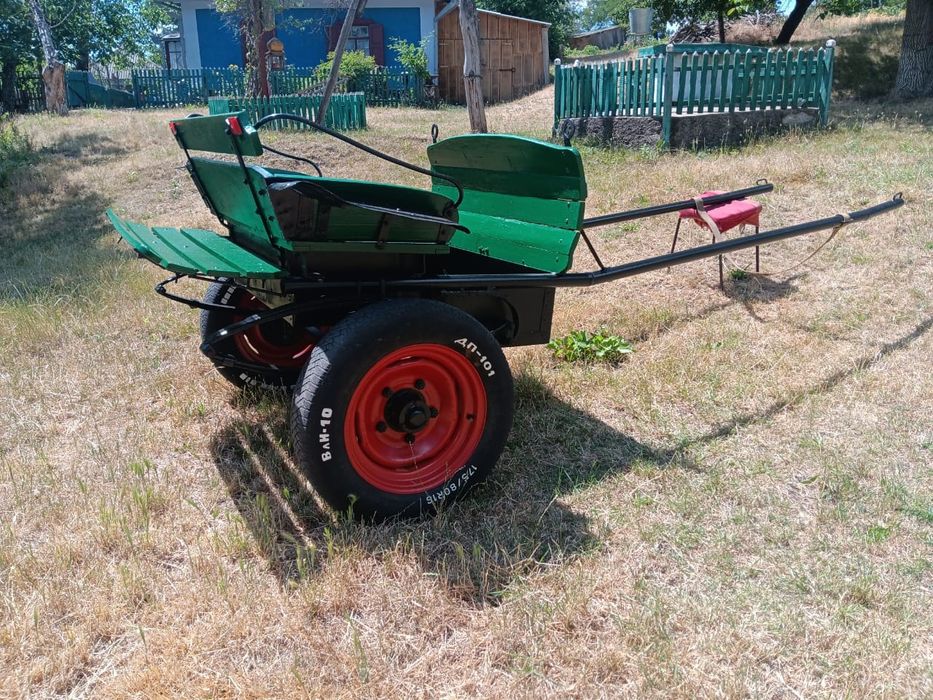 Бричка Двуколка Фаетон Подвода Конь Лошадь