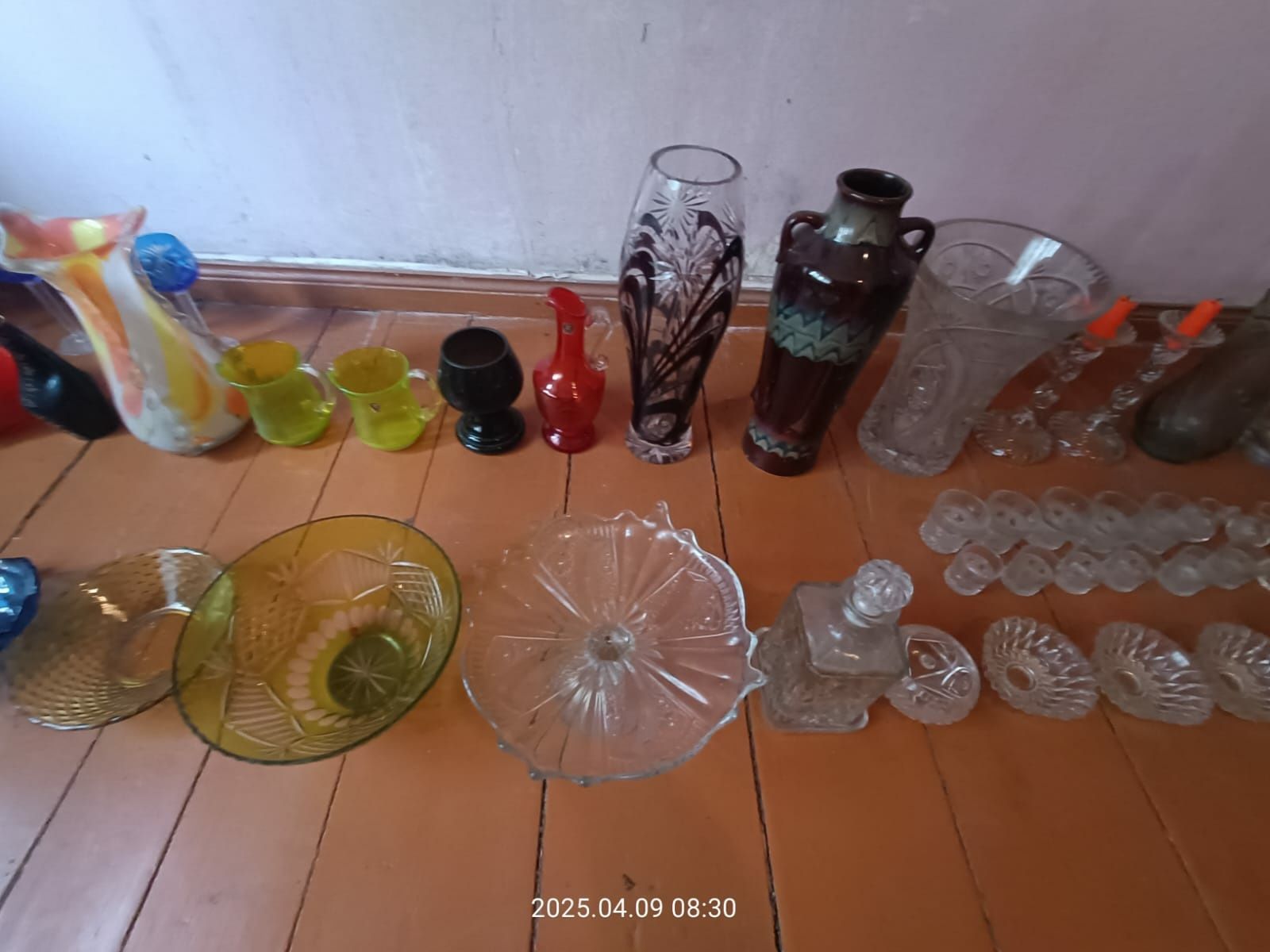 Wazony porcelana kryształy  PRL