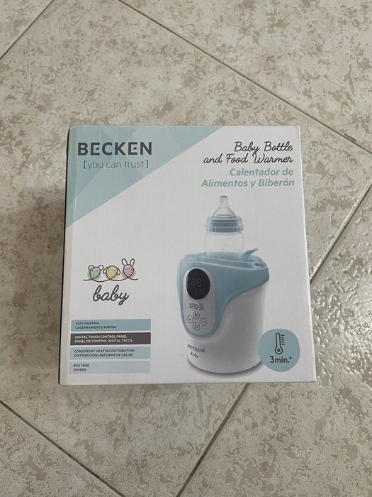 Aquecedor de Biberões BECKEN – Rápido, Seguro e Prático