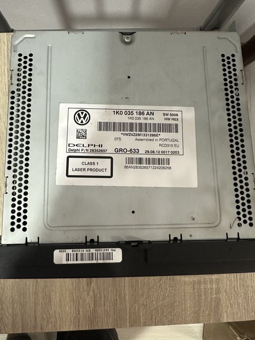 Оригинальная магнитола VW RSD 310