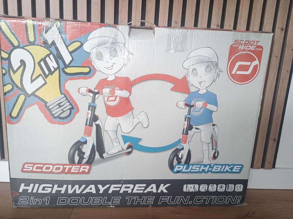 Rowerek biegowy/ dwukołowy SCOOT and RIDE