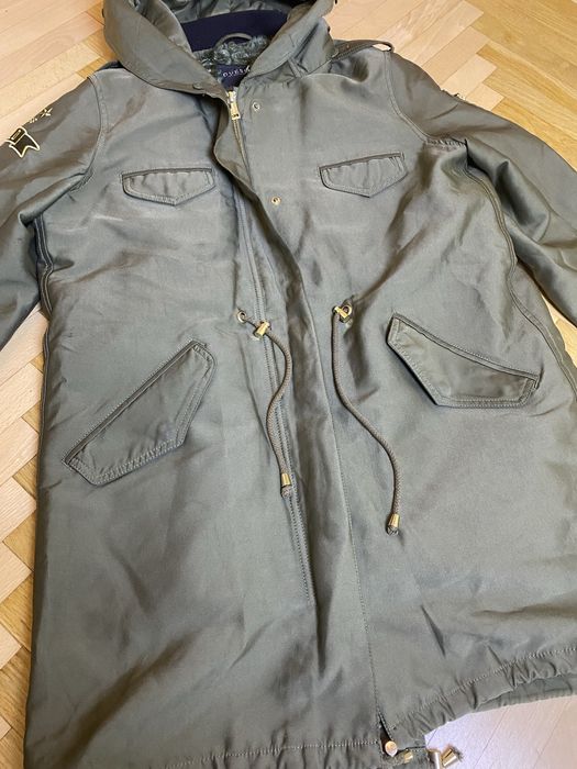 Парка пальто жіноча Guess хакі L утеплена